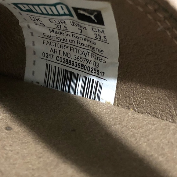 Fenty x Puma shoes size 7 - Picture 9 of 10